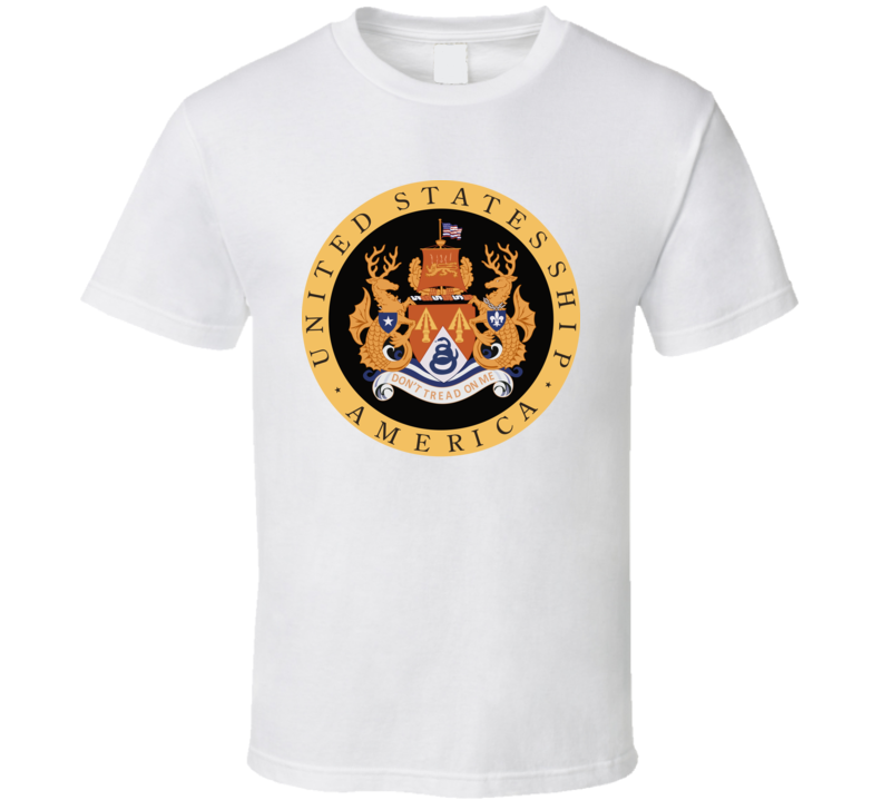 Navy - Uss America (cv-66) Wo Txt T Shirt