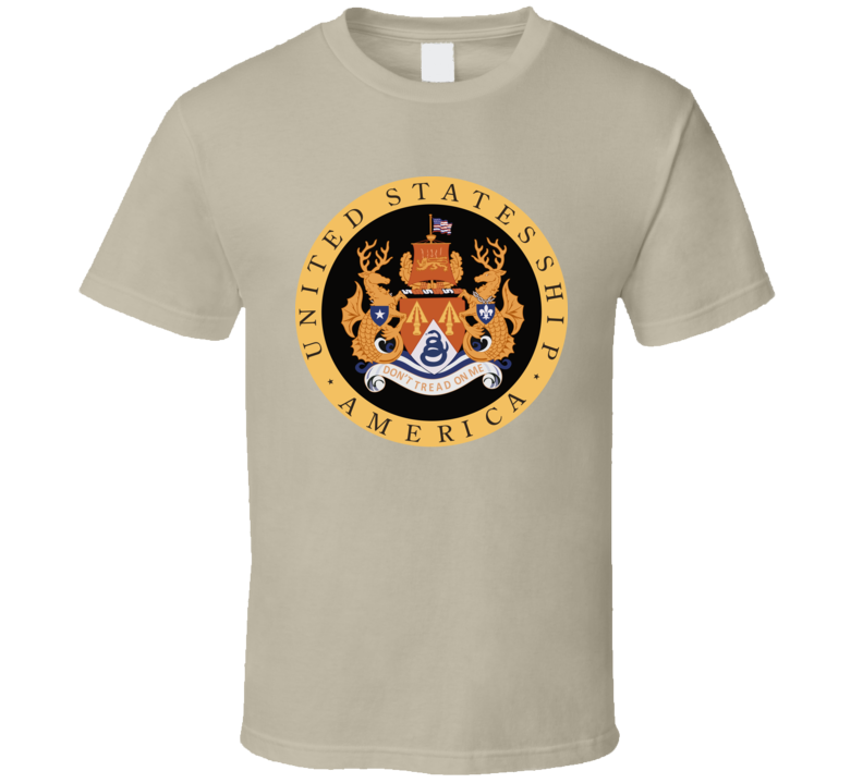 Navy - Uss America (cv-66) Wo Txt T Shirt
