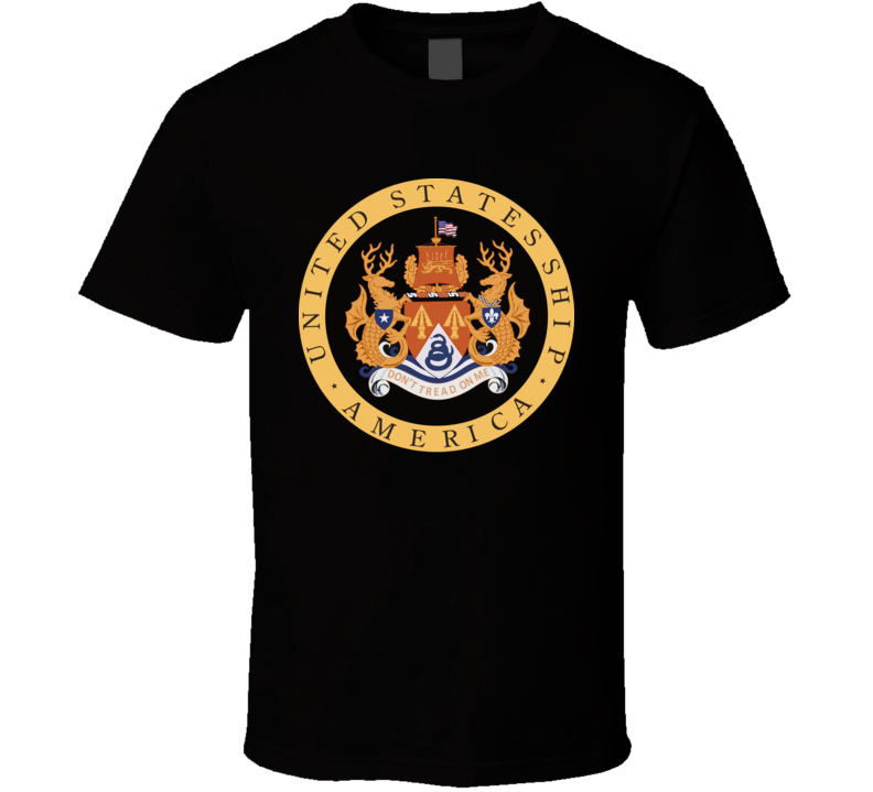 Navy - Uss America (cv-66) Wo Txt T Shirt