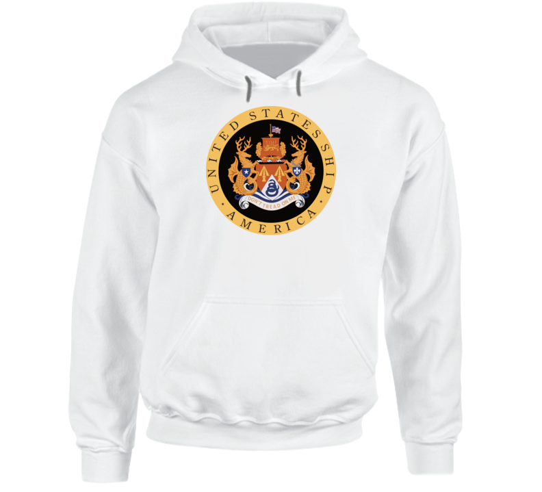 Navy - Uss America (cv-66) Wo Txt Hoodie