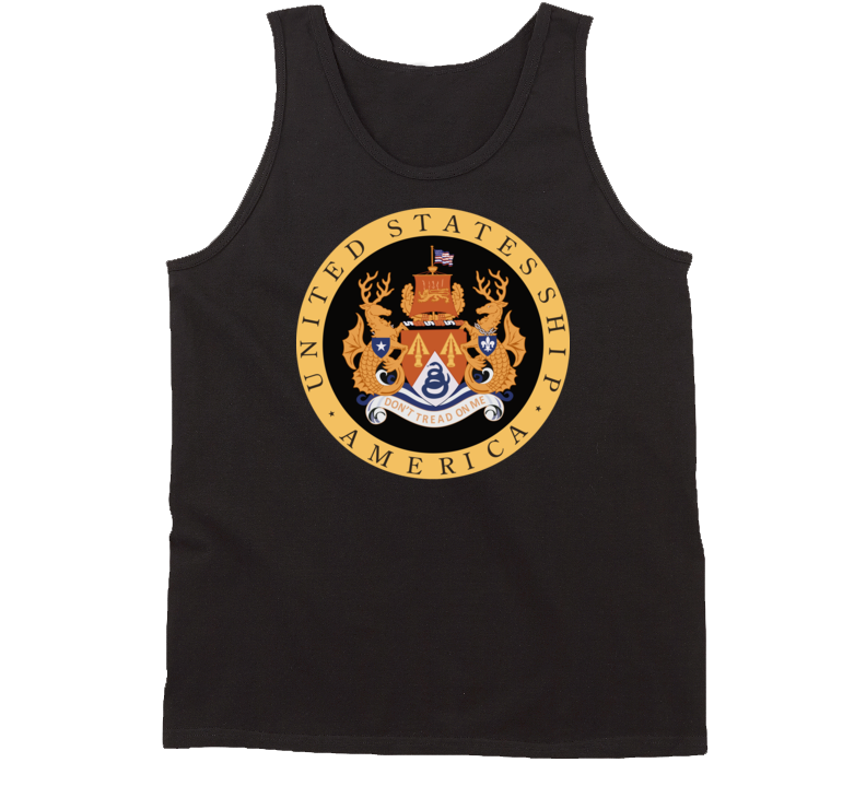 Navy - Uss America (cv-66) Wo Txt Tanktop