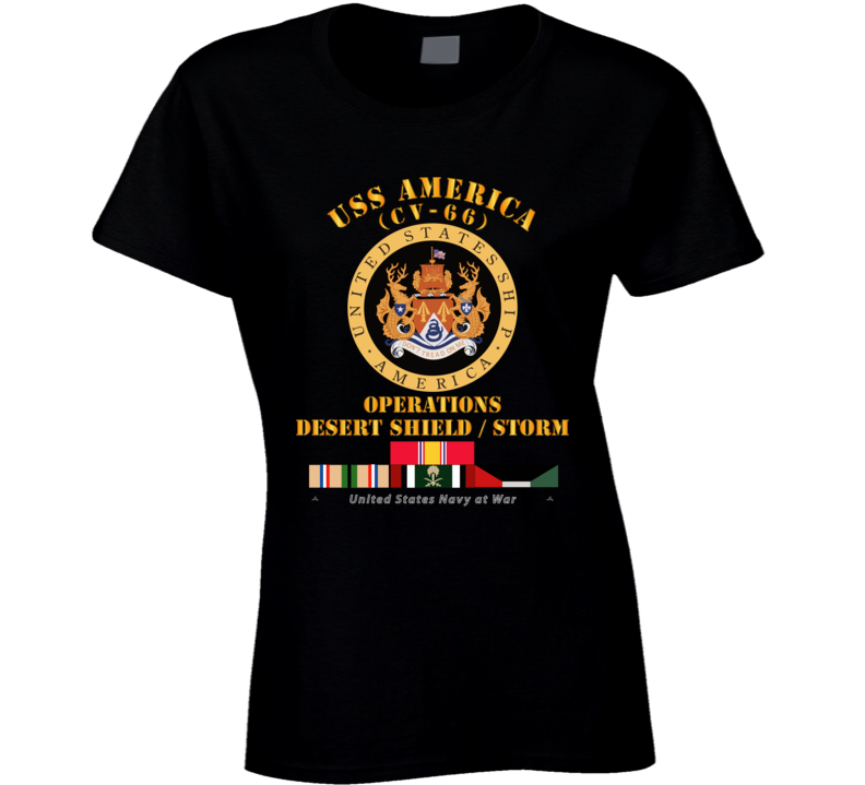 Navy - Uss America (cv-66) - Opns Ds - Ds W Gulf  War Svc Ladies