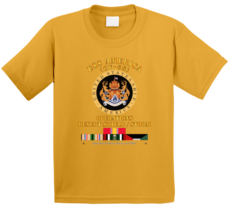 Navy - Uss America (cv-66) - Opns Ds - Ds W Gulf  War Svc Kids