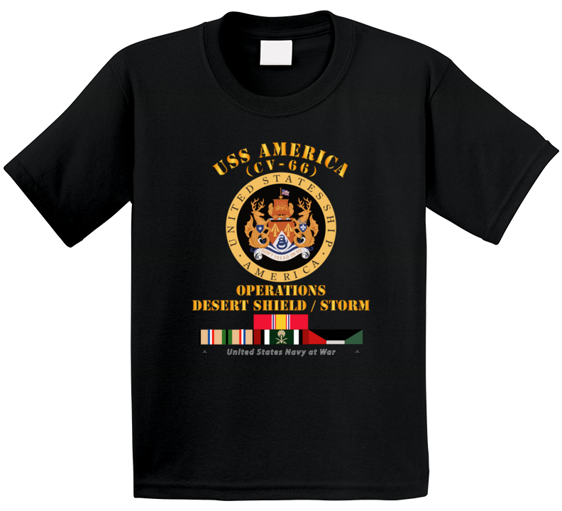 Navy - Uss America (cv-66) - Opns Ds - Ds W Gulf  War Svc Kids
