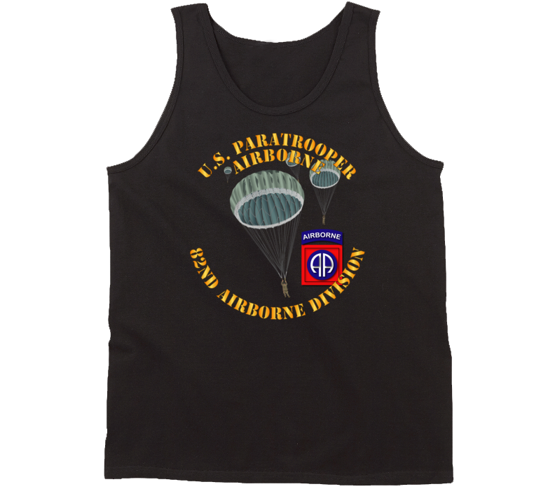 Army - Us Paratrooper - 82nd Wo Shadow Tanktop
