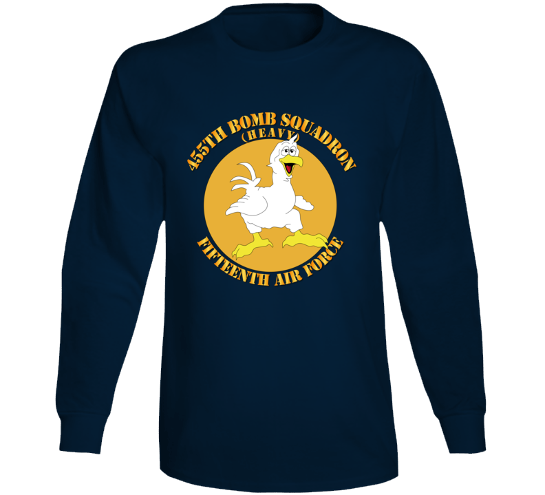 Aac - 455th Bomb Squadron - 15th Af - Wwii Long Sleeve
