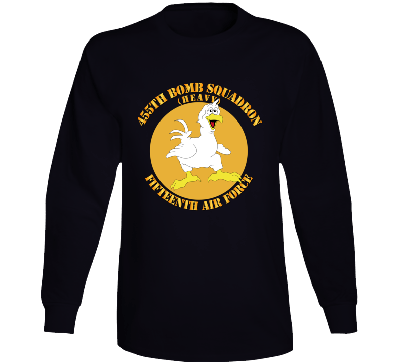 Aac - 455th Bomb Squadron - 15th Af - Wwii Long Sleeve