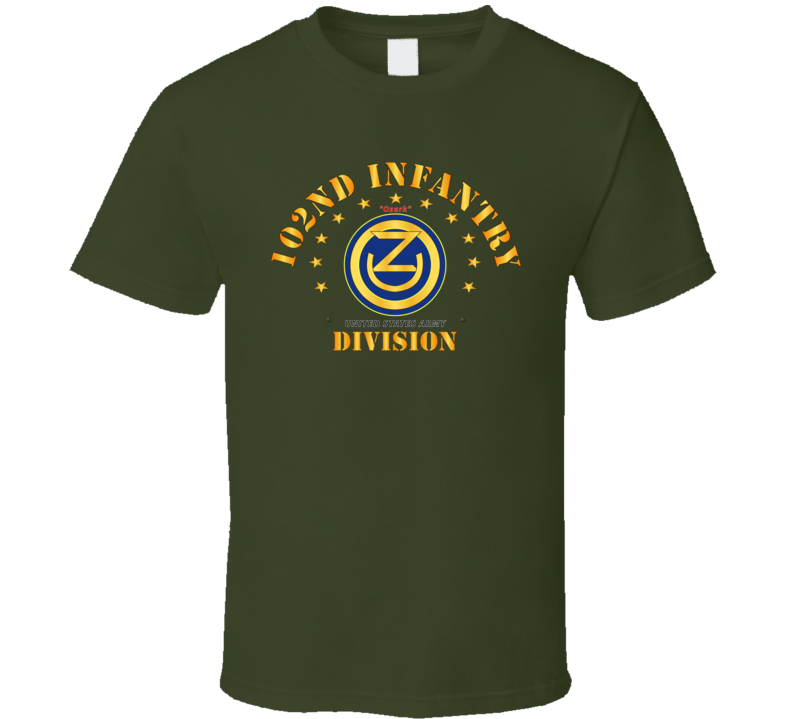 Army - 102nd Infantry Division - Ozark Wo Drop T Shirt