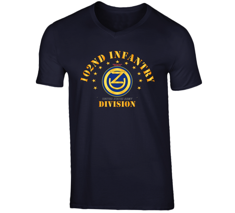 Army - 102nd Infantry Division - Ozark Wo Drop V-neck