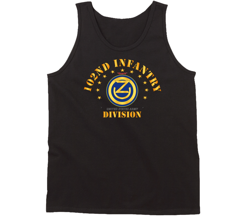 Army - 102nd Infantry Division - Ozark Wo Drop Tanktop