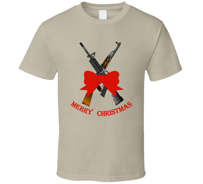 Weapons - Christmas Rifles - M4 - Ak T Shirt