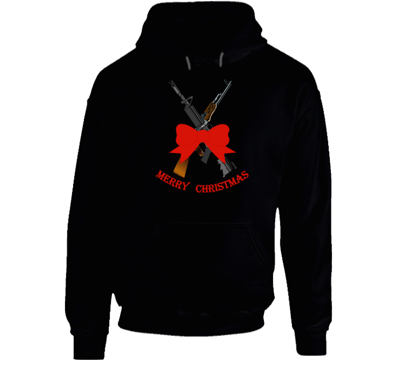 Weapons - Christmas Rifles - M4 - Ak Hoodie