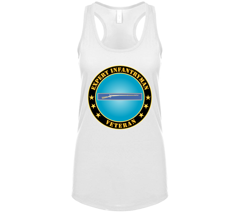 Army - Expert Infantryman Badge Veteran Ladies Tanktop