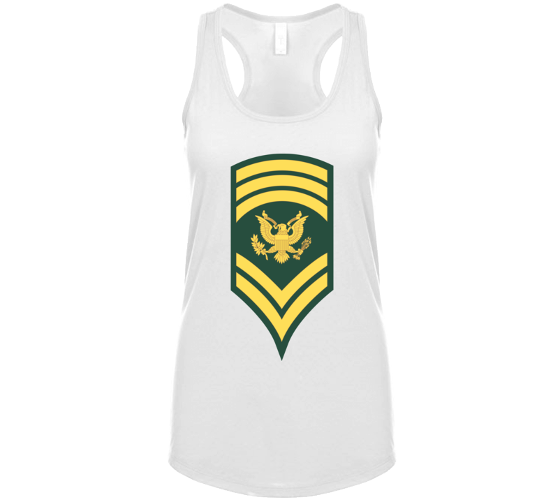 Army - Enlisted - Spc 9 - Specialist E9  - Std Wo Txt Ladies Tanktop