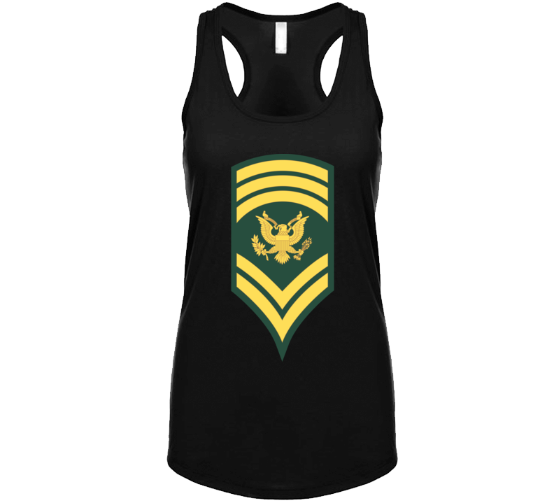 Army - Enlisted - Spc 9 - Specialist E9  - Std Wo Txt Ladies Tanktop