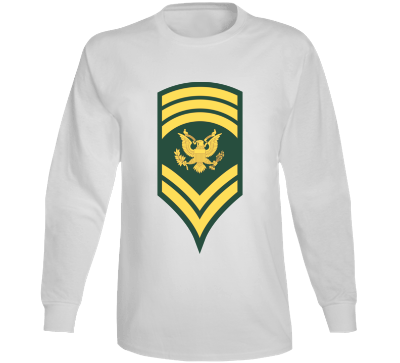 Army - Enlisted - Spc 9 - Specialist E9  - Std Wo Txt Long Sleeve