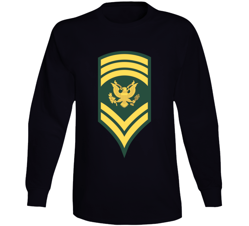 Army - Enlisted - Spc 9 - Specialist E9  - Std Wo Txt Long Sleeve