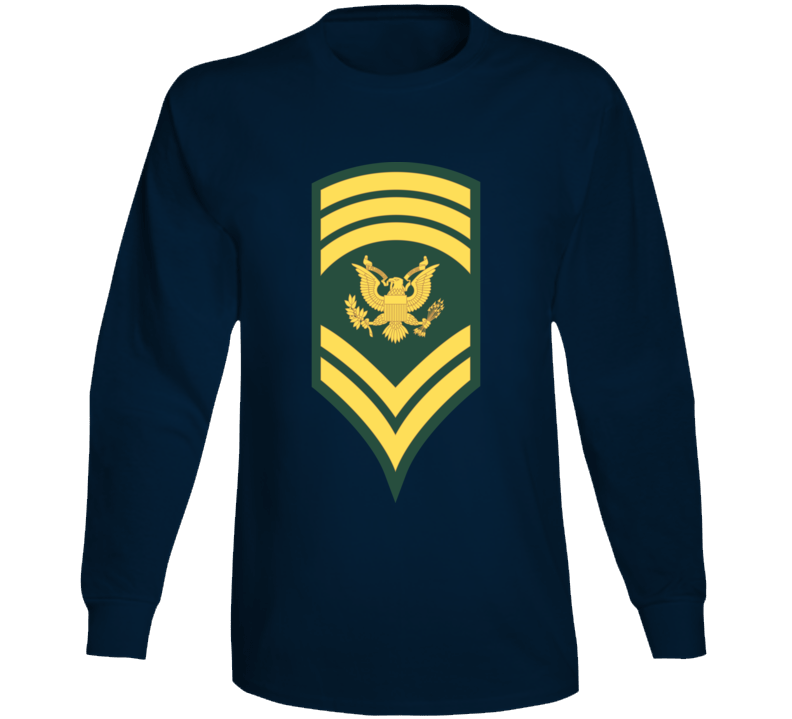 Army - Enlisted - Spc 9 - Specialist E9  - Std Wo Txt Long Sleeve