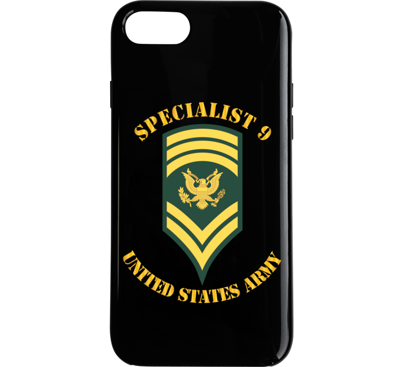 Army - Enlisted - Spc 9 - Specialist 9  - Std Phone Case