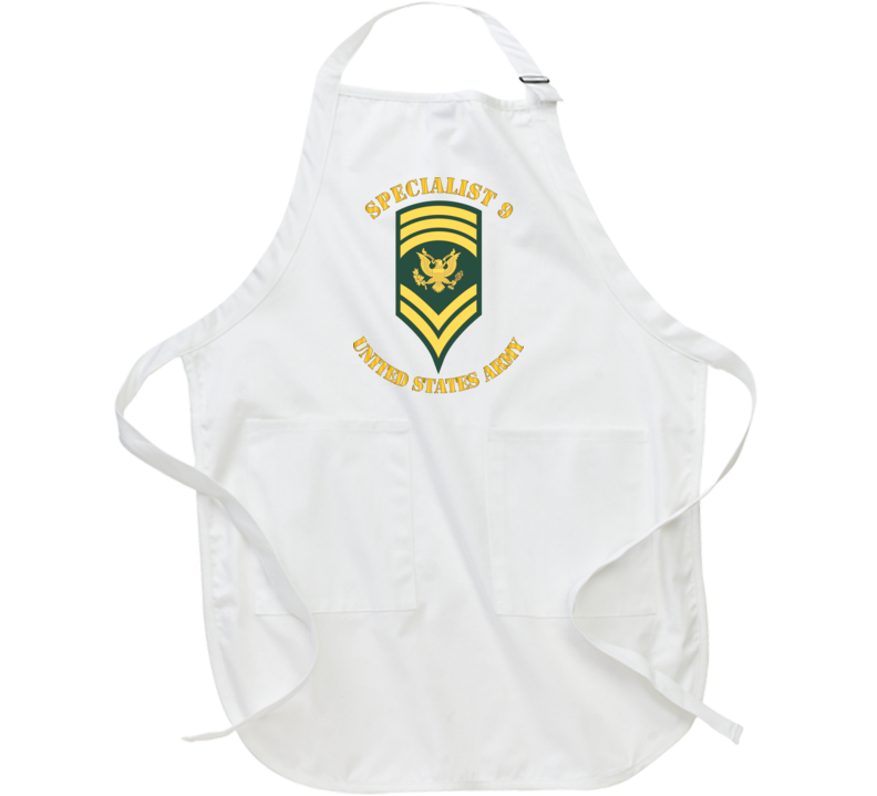 Army - Enlisted - Spc 9 - Specialist 9  - Std Apron