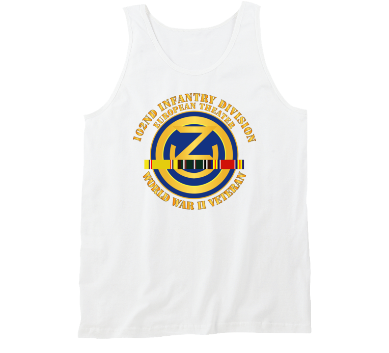 Army - 102nd Infantry Division - Europe - Wwii - Wo Drop Tanktop