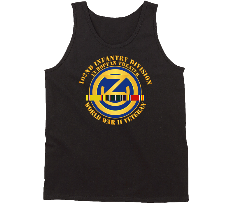 Army - 102nd Infantry Division - Europe - Wwii - Wo Drop Tanktop