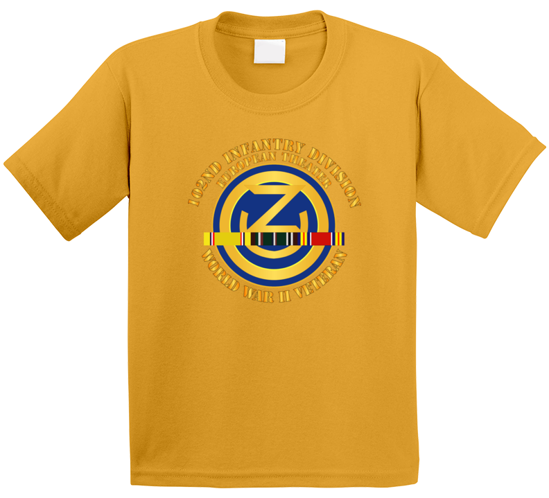 Army - 102nd Infantry Division - Europe - Wwii - Wo Drop Kids