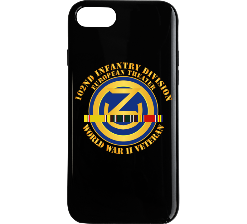 Army - 102nd Infantry Division - Europe - Wwii - Wo Drop Phone Case