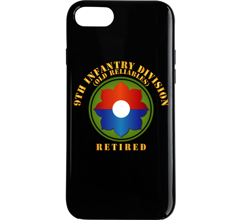 Army -  9th Infantry Div - Retired - Old Reliables Phone Case