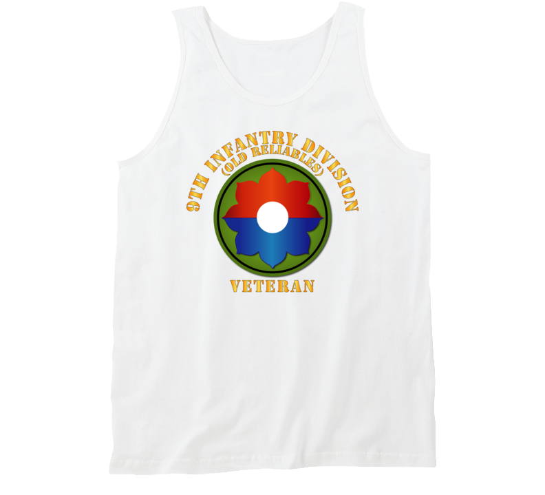 Army -  9th Infantry Div - Veteran - Old Reliables Tanktop
