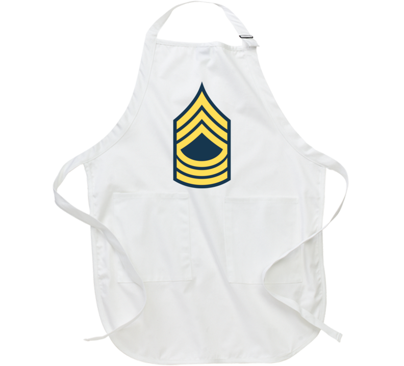 Army - Enlisted - MSG - Master Sergeant  - Blue wo Txt Apron