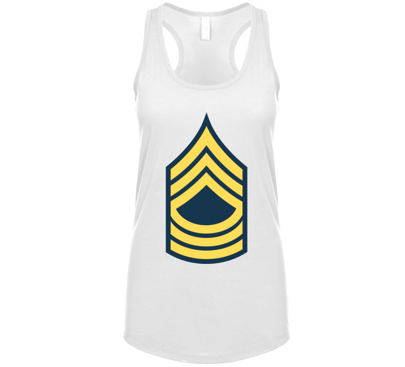 Army - Enlisted - MSG - Master Sergeant  - Blue wo Txt T Shirt