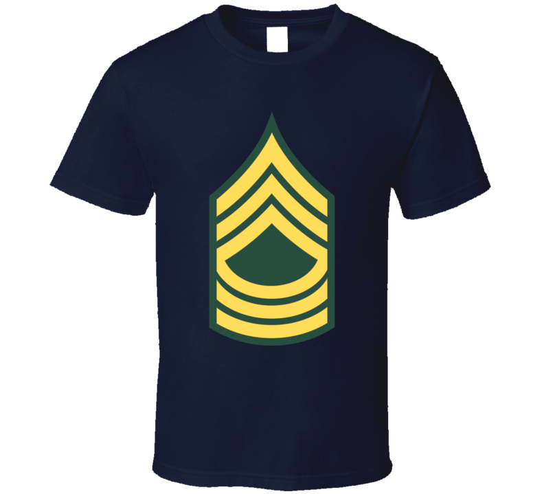 Army - Enlisted - MSG - Master Sergeant  - Std wo Txt T Shirt