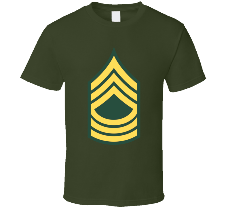 Army - Enlisted - MSG - Master Sergeant  - Std wo Txt T Shirt