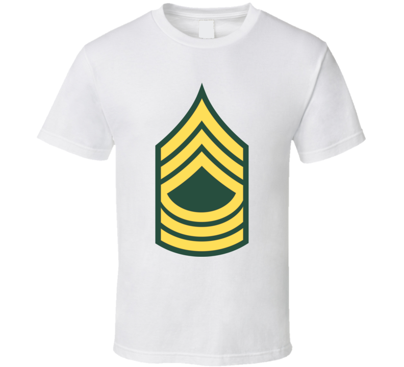 Army - Enlisted - MSG - Master Sergeant  - Std wo Txt T Shirt