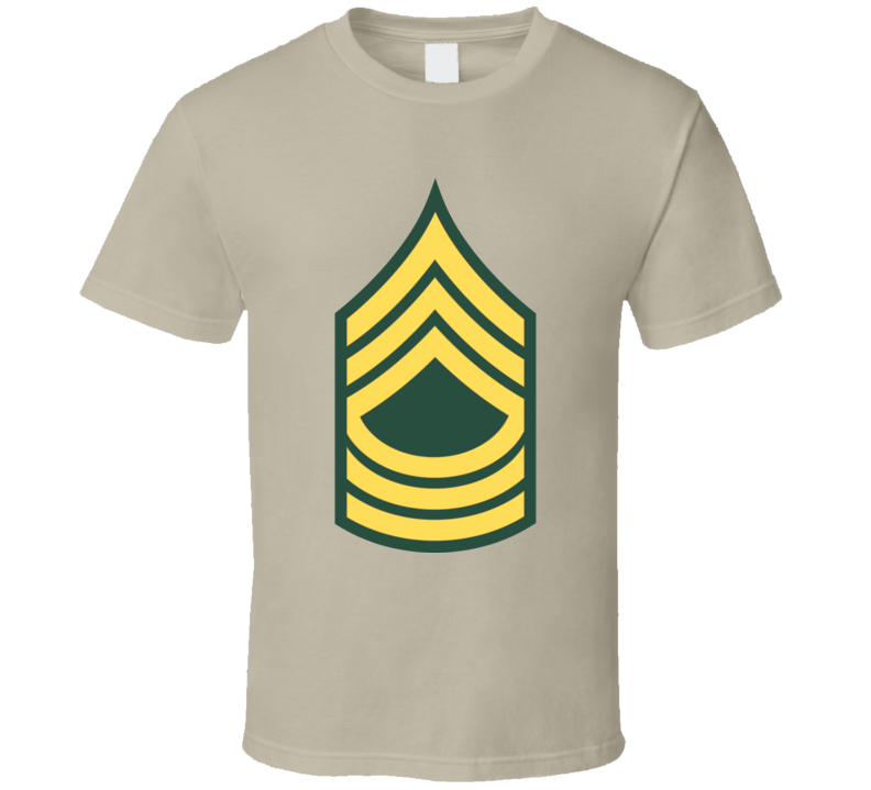 Army - Enlisted - MSG - Master Sergeant  - Std wo Txt T Shirt