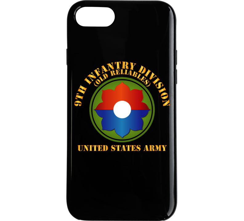 Army -  9th Infantry Div - Us Army - Old Reliables Phone Case