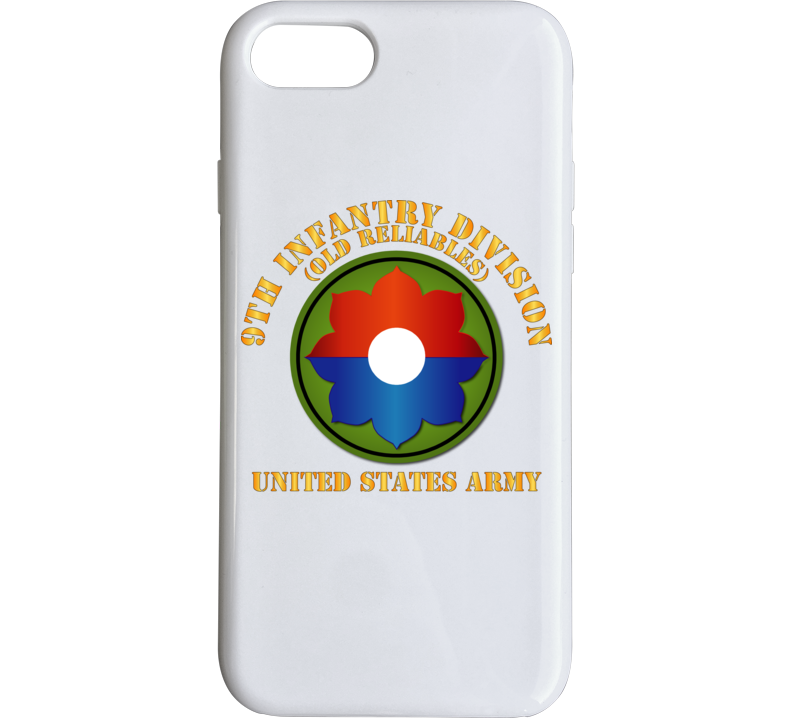 Army -  9th Infantry Div - Us Army - Old Reliables Phone Case