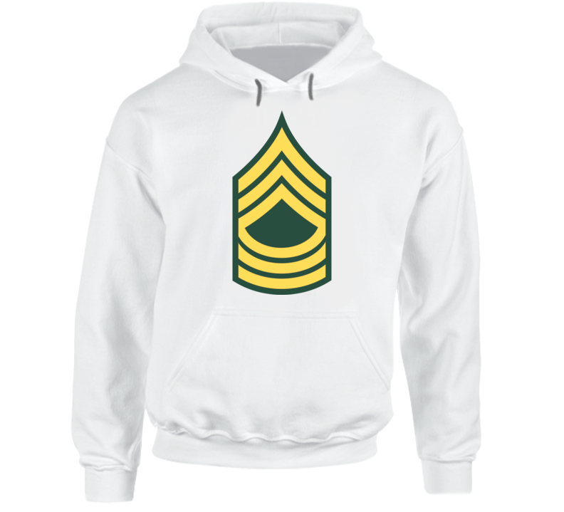 Army - Enlisted - MSG - Master Sergeant  - Std wo Txt Hoodie