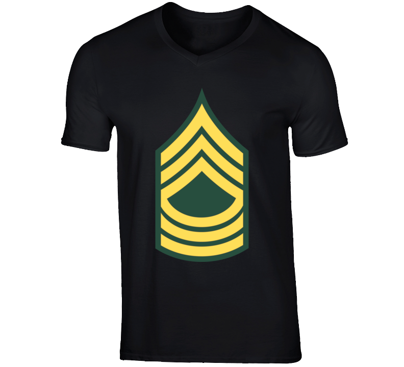 T-Shirt - Army - Enlisted - MSG - Master Sergeant  - Std wo Txt