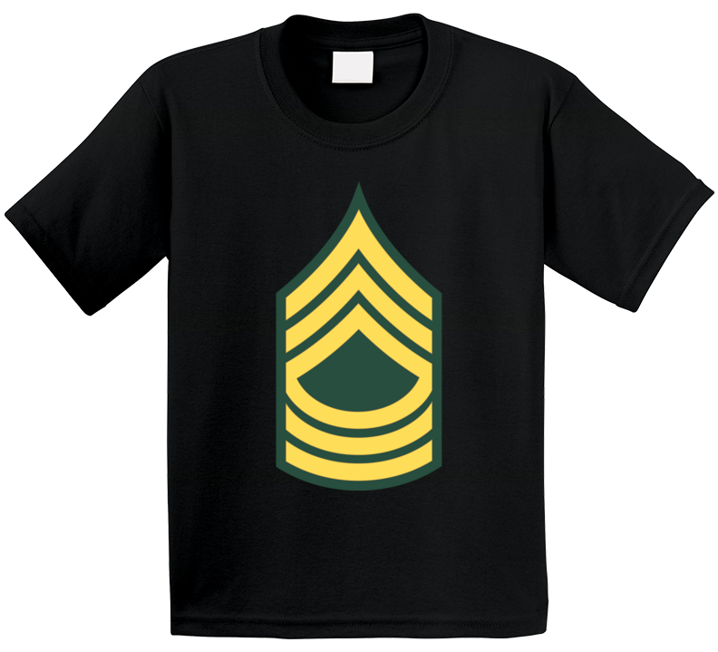 T-Shirt - Army - Enlisted - MSG - Master Sergeant  - Std wo Txt