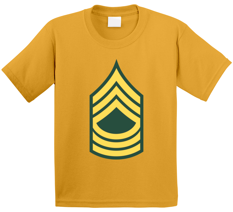 T-Shirt - Army - Enlisted - MSG - Master Sergeant  - Std wo Txt