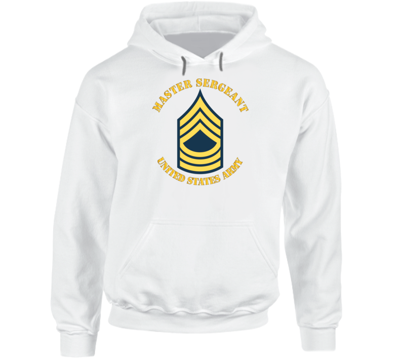 T-Shirt - Army - Enlisted - MSG - Master Sergeant  - Blue