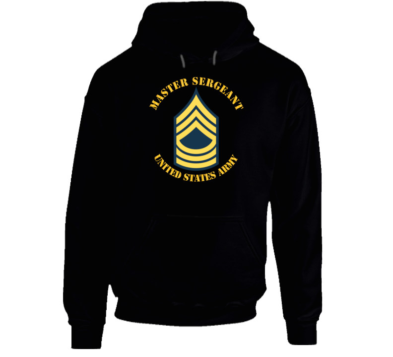 T-Shirt - Army - Enlisted - MSG - Master Sergeant  - Blue