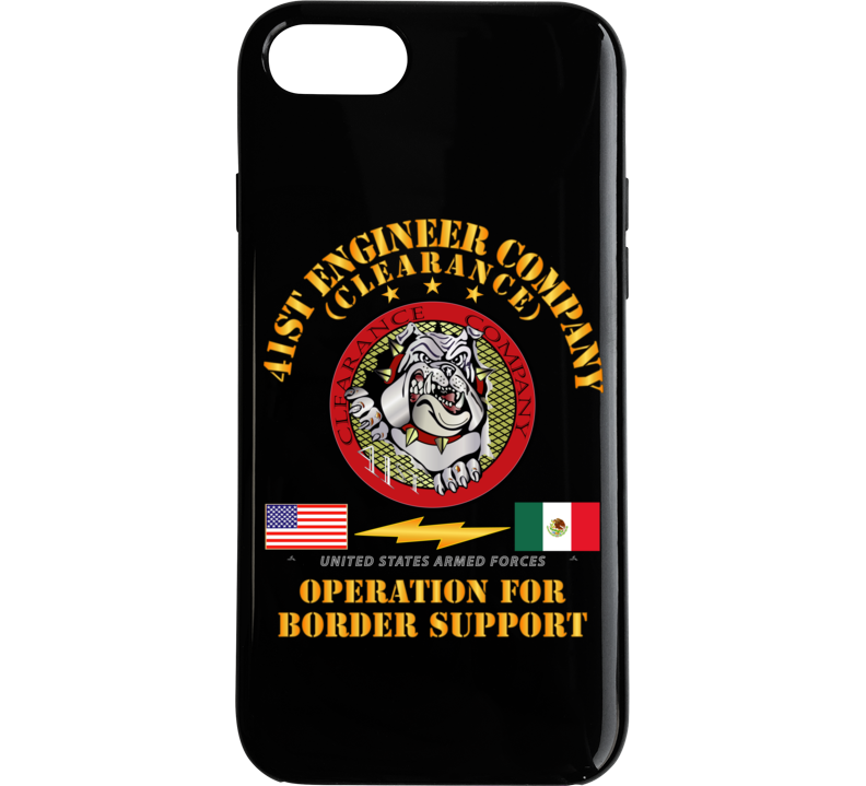 Army - Faithful Patriot -  41st Engineer Company - Border Support Phone Case