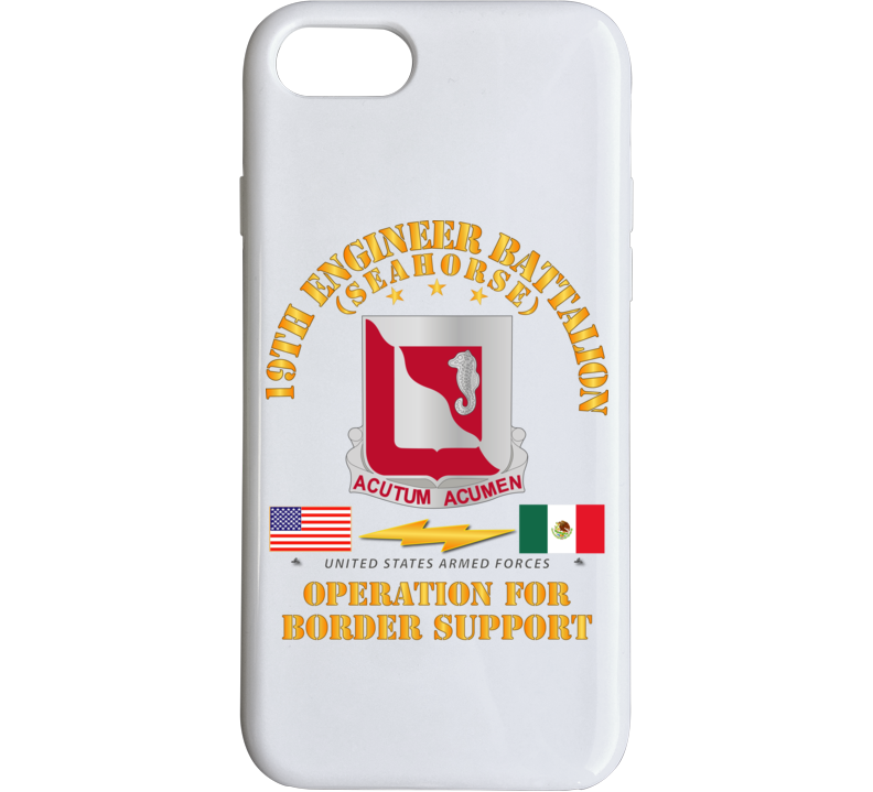 Army - Faithful Patriot -  19th Engineer Battalion - Border Support Phone Case