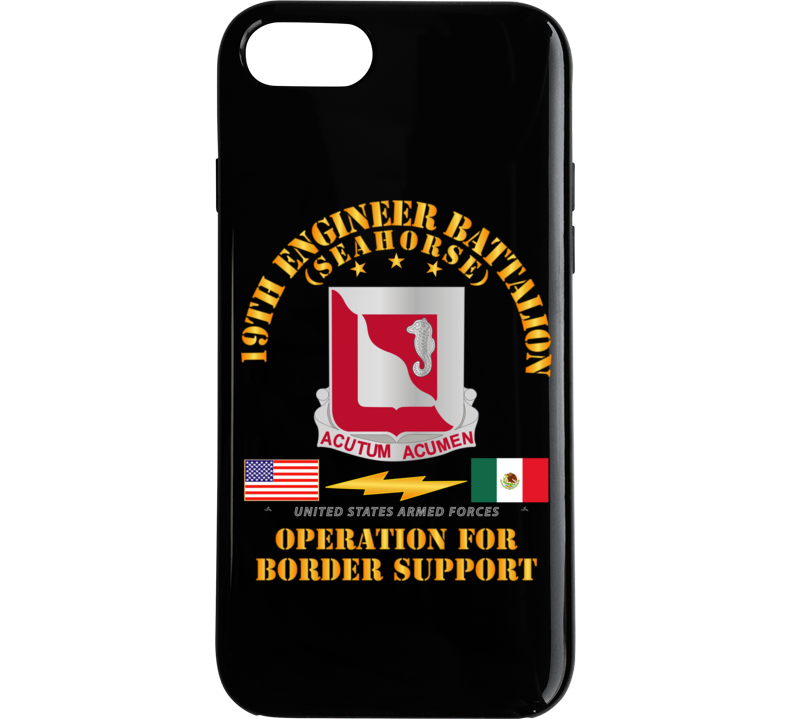 Army - Faithful Patriot -  19th Engineer Battalion - Border Support Phone Case