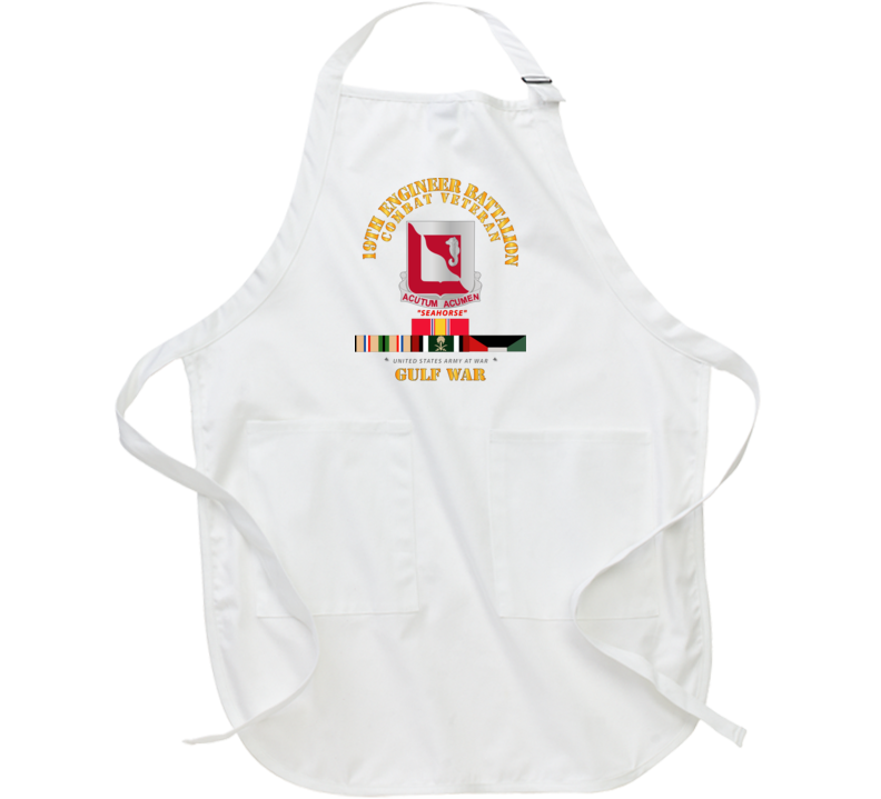 Army - 19th Engineer Battalion - Gulf War W Svc - Classic Apron