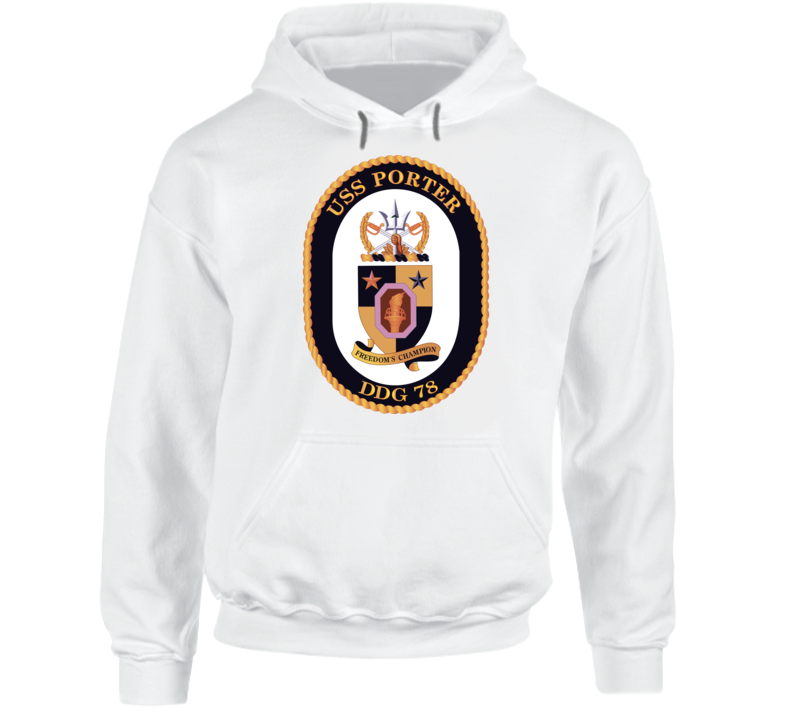 Navy - Uss Porter Wo Txt Hoodie