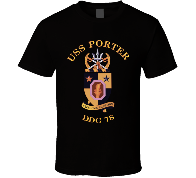 Navy - Uss Porter Wo Backgrd Wo Txt T Shirt